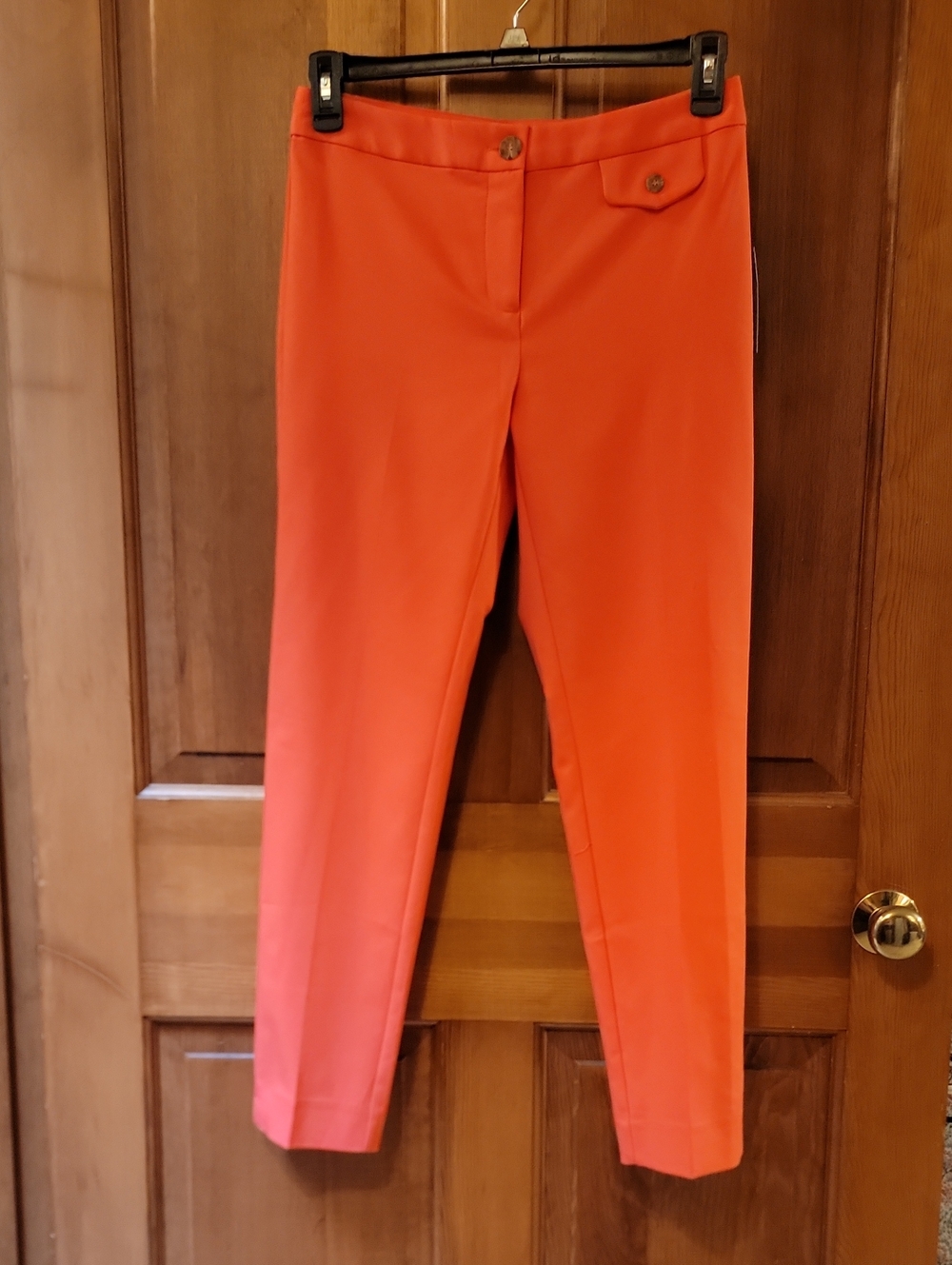 NWT Vince Camuto Coral Blaze Slim Leg Ankle Trousers Size 4